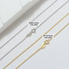Wholesale Ladies 925 Sterling Silver Geometric Side Chain Necklace With Electroplating