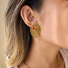Wholesale Ladybug Insect Shape Electroplated Stainless Steel Earrings For Women Ins Style Jewelry