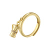 Wholesale Lady's Copper Ring Inlaid With Colored Diamond Featuring Fruit Insect Animal Zodiac Patterns And Zirconia Design