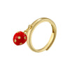 Wholesale Lady's Copper Ring Inlaid With Colored Diamond Featuring Fruit Insect Animal Zodiac Patterns And Zirconia Design