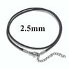 Wholesale Lanyard Necklace Stainless Steel Geometric Handmade Minimalist Wax Rope Leather Rope Pendant