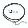 Wholesale Lanyard Necklace Stainless Steel Geometric Handmade Minimalist Wax Rope Leather Rope Pendant