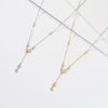 Wholesale Lasso Necklace S925 Sterling Silver Geometric Electroplating Light Luxury Women's Clavicle Chain