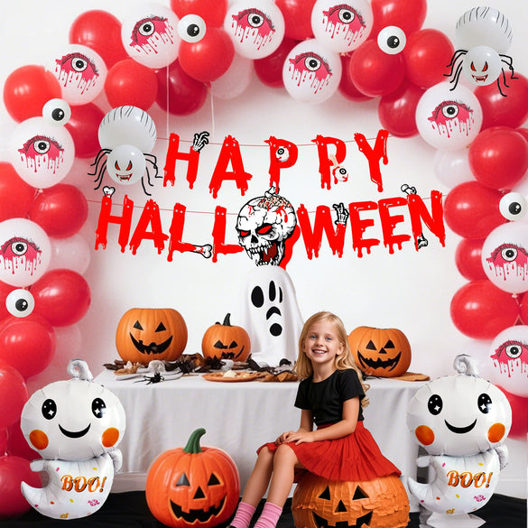 Wholesale Latex Round Decorative Balloons For Halloween Party Decoration