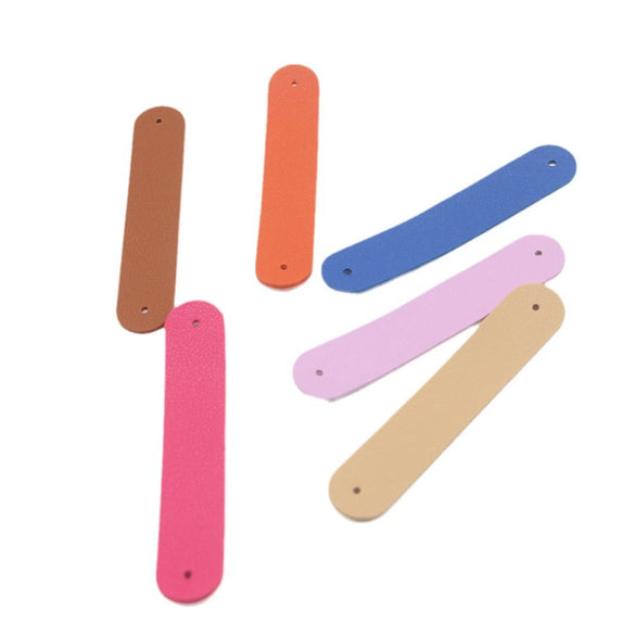 Wholesale Leather Accessories With Bear Little Pig Small Animal Printed Mobile Phone Case Pendant Wristband Buckle For Handbag