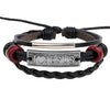 Wholesale Leather And Alloy Bracelet With Heart Pattern And Dripping Oil Treatment