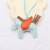 Wholesale Leather Cartoon Small Pegasus Pattern Creative Sturdy Backpack Keychain Pendant