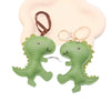 Wholesale Leather Dinosaur Key Chain For Middle School Students