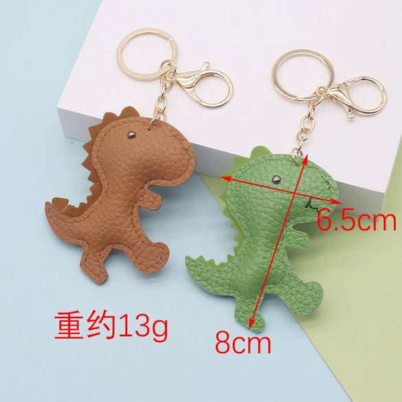 Wholesale Leather Dinosaur Key Chain For Middle School Students