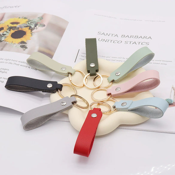 Wholesale Leather Key Chain Creative Pendant Modern Simplicity Style