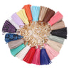 Wholesale Leather Tassel Keychain Pu Leather Bag Pendant Clothing Accessories