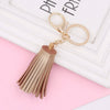 Wholesale Leather Tassel Keychain Pu Leather Bag Pendant Clothing Accessories