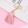 Wholesale Leather Tassel Keychain Pu Leather Bag Pendant Clothing Accessories