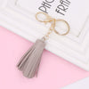 Wholesale Leather Tassel Keychain Pu Leather Bag Pendant Clothing Accessories