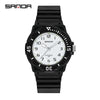Wholesale Leisure Style Resin Case And Strap Round Dial Female Watch