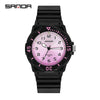 Wholesale Leisure Style Resin Case And Strap Round Dial Female Watch