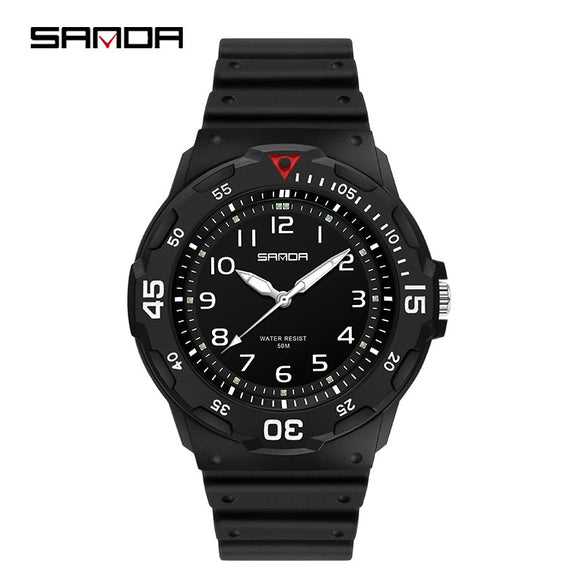 Wholesale Leisure Style Resin Case And Strap Round Dial Female Watch