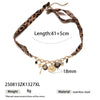 Wholesale Leopard Print Stainless Steel And Titanium Steel Electroplated Pendant Necklace And Accessories Set For Women