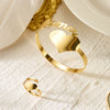 Wholesale Letter Mama Bracelet And Ring Set Iron Electroplated Modern Minimalist Jewelry Accessories