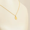 Wholesale Letter Pendant Jewelry Accessories Stainless Steel Oval Doublesided Polished