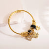 Wholesale Light Luxury Alloy Heart Shaped Diamond Inlaid Women's Bracelet