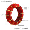 Wholesale Light Luxury Candy Color Natural Stone And Stainless Steel Elastic Rope Bracelet With Geometric Design Electroplating For Women