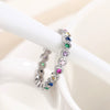 Wholesale Light Luxury Casual Style Copper Heartshaped Ring With Zirconia For Women