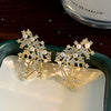 Wholesale Light Luxury Copper Earrings With Zirconia For Women