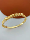 Wholesale Light Luxury Copper Goldplated Chain Ring Jewelry Accessories