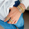 Wholesale Light Luxury Copper Goldplated Chain Ring Jewelry Accessories