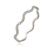 Wholesale Light Luxury Copper Zirconia Inlaid Women's Water Wave Bracelet