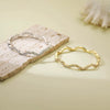 Wholesale Light Luxury Copper Zirconia Inlaid Women's Water Wave Bracelet