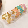 Wholesale Light Luxury Dripping Oil Flower Stainless Steel Bracelet Jewelry
