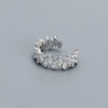 Wholesale Light Luxury Ear Clip Earrings For Women S925 Silver Geometric Horse Eye Zircon Electroplated