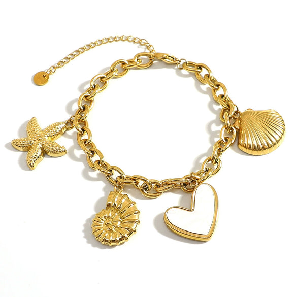 Wholesale Light Luxury Electroplated 18K Gold Titanium Steel Bracelet For Women With Original Design