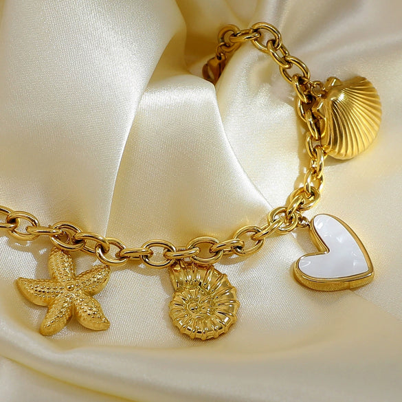 Wholesale Light Luxury Electroplated 18K Gold Titanium Steel Bracelet For Women With Original Design