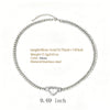 Wholesale Light Luxury Electroplated Stainless Steel And Titanium Steel Heart Drop Bell Shaped Whip Chain Necklace And Bracelet Set For Women