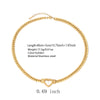 Wholesale Light Luxury Electroplated Stainless Steel And Titanium Steel Heart Drop Bell Shaped Whip Chain Necklace And Bracelet Set For Women