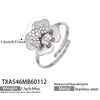 Wholesale Light Luxury Electroplated Stainless Steel Four Leaf Flower Inlaid Zircon Women's Jewelry Set With Necklace And Bracelet