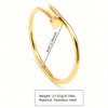 Wholesale Light Luxury Electroplated Stainless Steel Fourleaf Clover And Heart Nail Bracelet Jewelry
