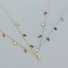 Wholesale Light Luxury Fashion Necklace S925 Silver Geometric Zircon Electroplated Cross Chain For Women