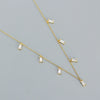 Wholesale Light Luxury Fashion Necklace S925 Silver Geometric Zircon Electroplated Cross Chain For Women