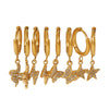 Wholesale Light Luxury Fashion Stainless Steel Earrings With Animals Zodiac Pattern And Electroplating Treatment