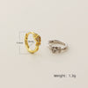 Wholesale Light Luxury French Style S925 Silver Ear Buckle Retro Flower Design Earrings For Women
