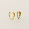 Wholesale Light Luxury French Style S925 Silver Ear Buckle Retro Flower Design Earrings For Women