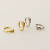 Wholesale Light Luxury French Style S925 Silver Ear Buckle Retro Flower Design Earrings For Women
