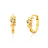Wholesale Light Luxury French Style S925 Silver Ear Buckle Retro Flower Design Earrings For Women