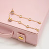Wholesale Light Luxury Geometric And Heart Shape Electroplated Stainless Steel Tassel Earrings For Women