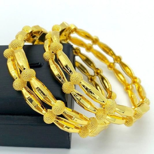 Wholesale Light Luxury Geometric Copper Alloy Electroplated Bracelet For Women's Wedding Jewelry
