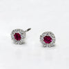 Wholesale Light Luxury Geometric Copper Earrings For Women With Zirconia Design